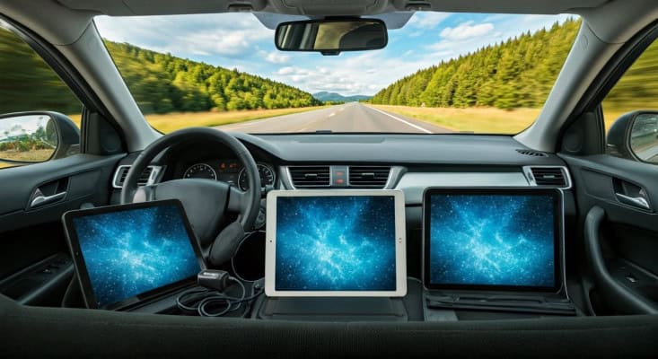 In-car entertainment options for travel