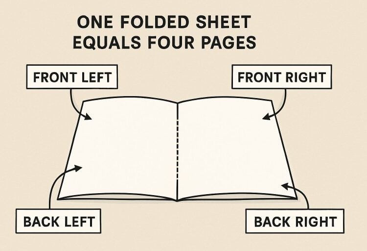 Optimal Page Counts for Saddle-Stitched Booklets