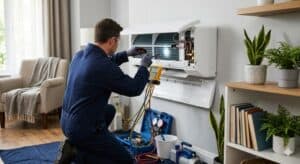 Gemini Generated Image 86fnwt86fnwt86fn Why AC Service in Lebanon TN Inspects for Blocked Condensate Drain Lines