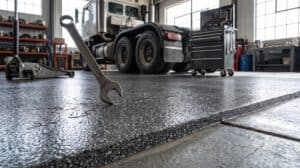 Gemini Generated Image iu8216iu8216iu82 Why a Thick Garage Floor Coating is Vital for Heavy Machinery and Tool Drop Protection
